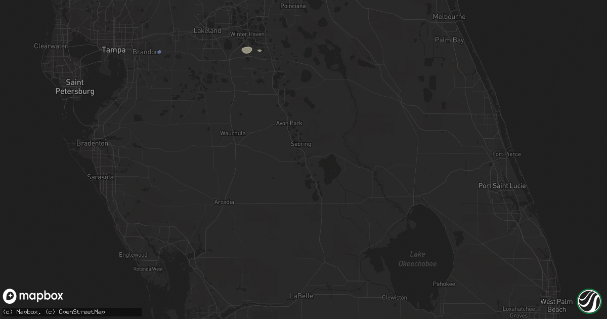 Hail map in Ochopee, FL on March 15, 2022