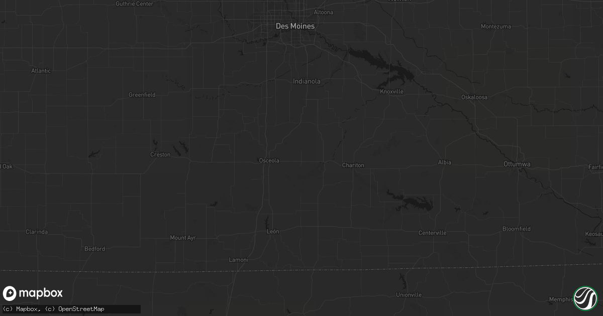 Hail map in Woodburn, IA on March 15, 2026