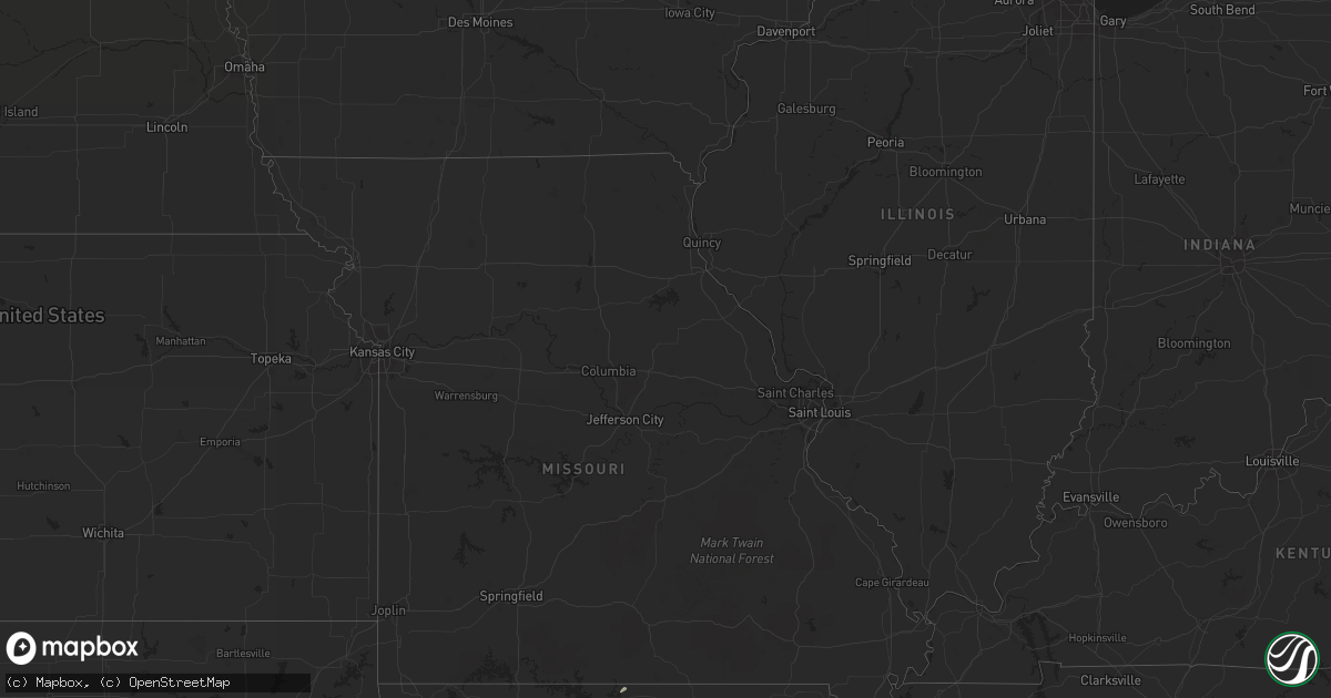 Hail map in Alabama on March 16, 2012
