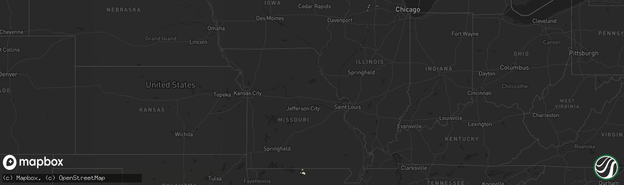 Hail map in Wisconsin on March 16, 2012