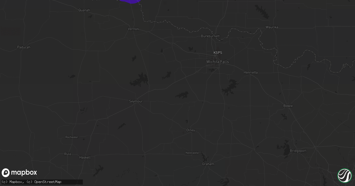 Hail map in Elmer, OK on March 16, 2023