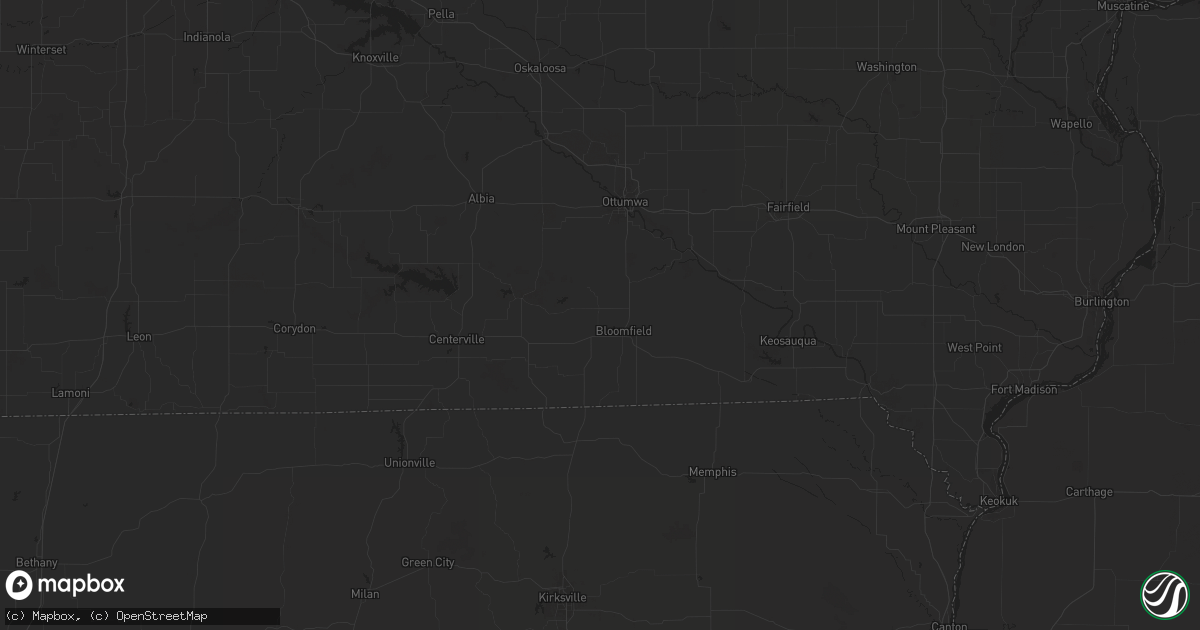 Hail map in Tama, IA on March 17, 2011