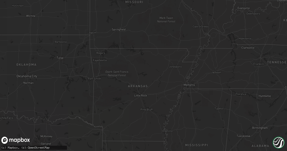 Hail map in West Virginia on March 18, 2012