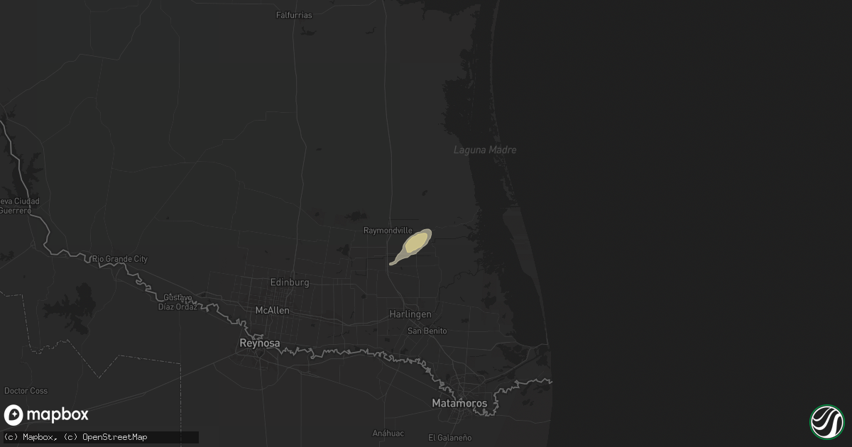 Hail map in San Perlita, TX on March 18, 2024