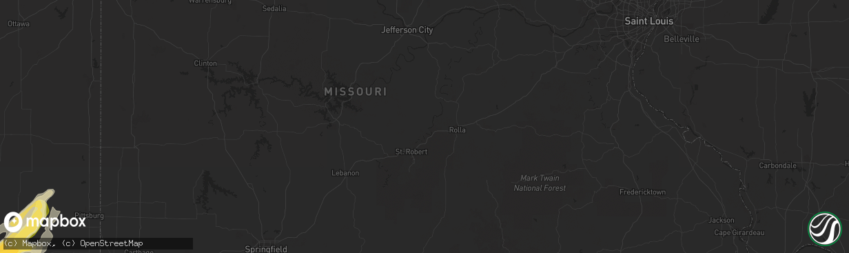 Hail map in Lubbock, TX on March 19, 2011