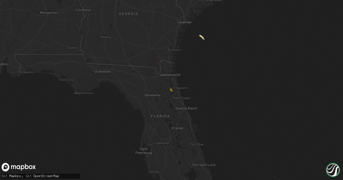 Hail map on March 19, 2015