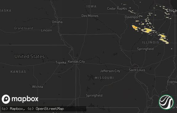 Hail map preview on 03-19-2017