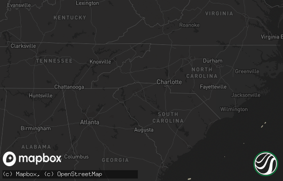 Hail map preview on 03-19-2022