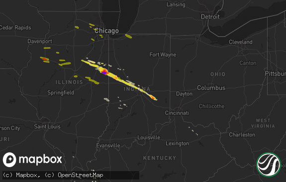 Hail map preview on 03-20-2017