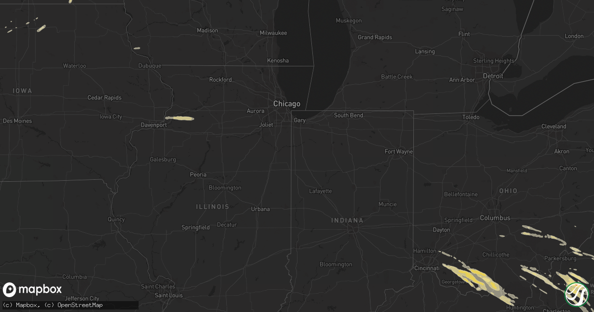 Hail map in Maryland on March 21, 2011