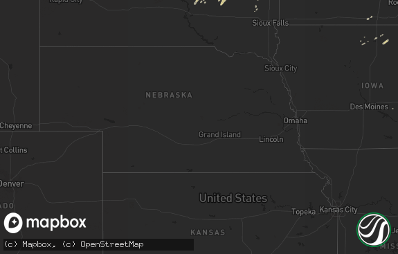 Hail map preview on 03-21-2011