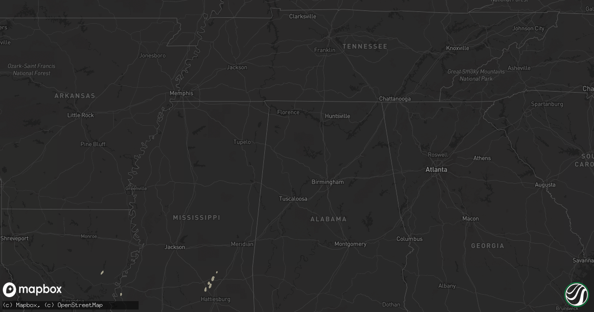 Hail map in West Virginia on March 21, 2012