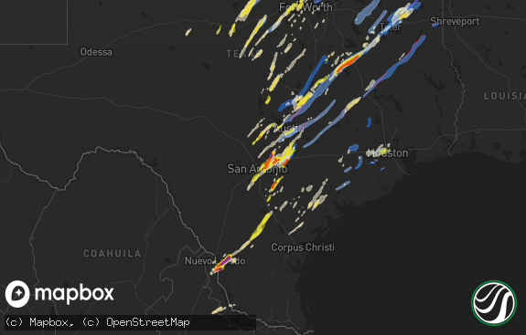 Hail map preview on 03-21-2022