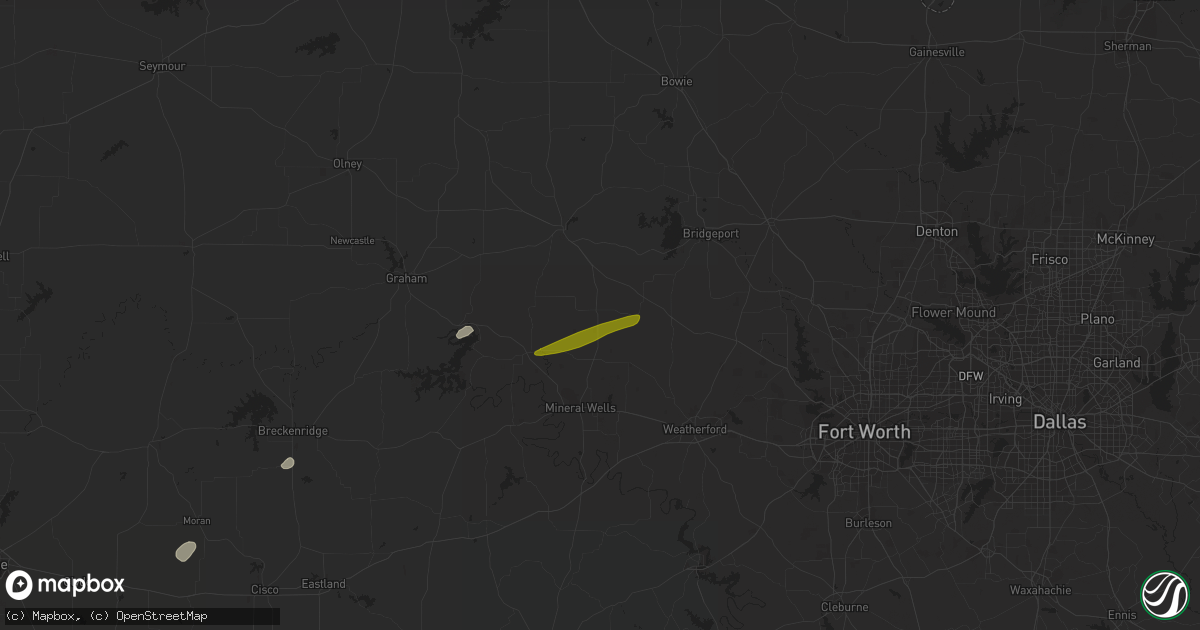 Hail map in Perrin, TX on March 21, 2024