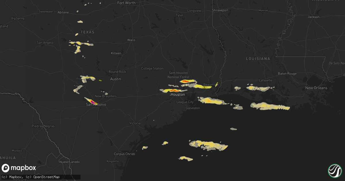 Hail map on March 21, 2024