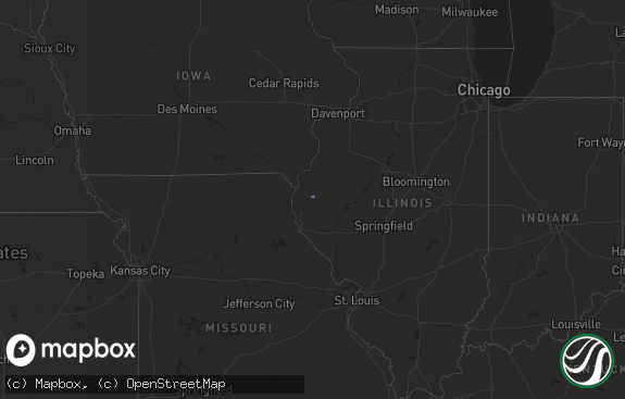 Hail map preview on 03-21-2025