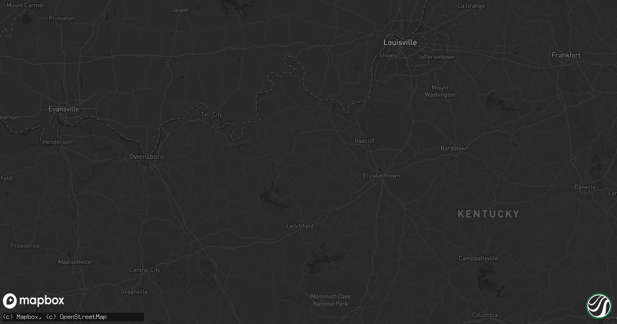 Hail map in Bladenboro, NC on March 22, 2012