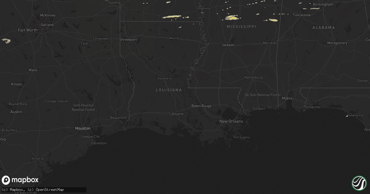 Hail map on March 22, 2013
