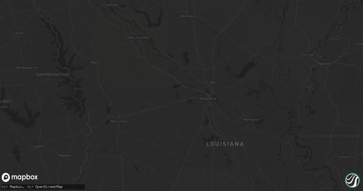 Hail map in Boyce, LA on March 22, 2014