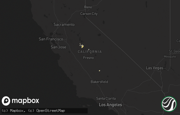 Hail map preview on 03-22-2018