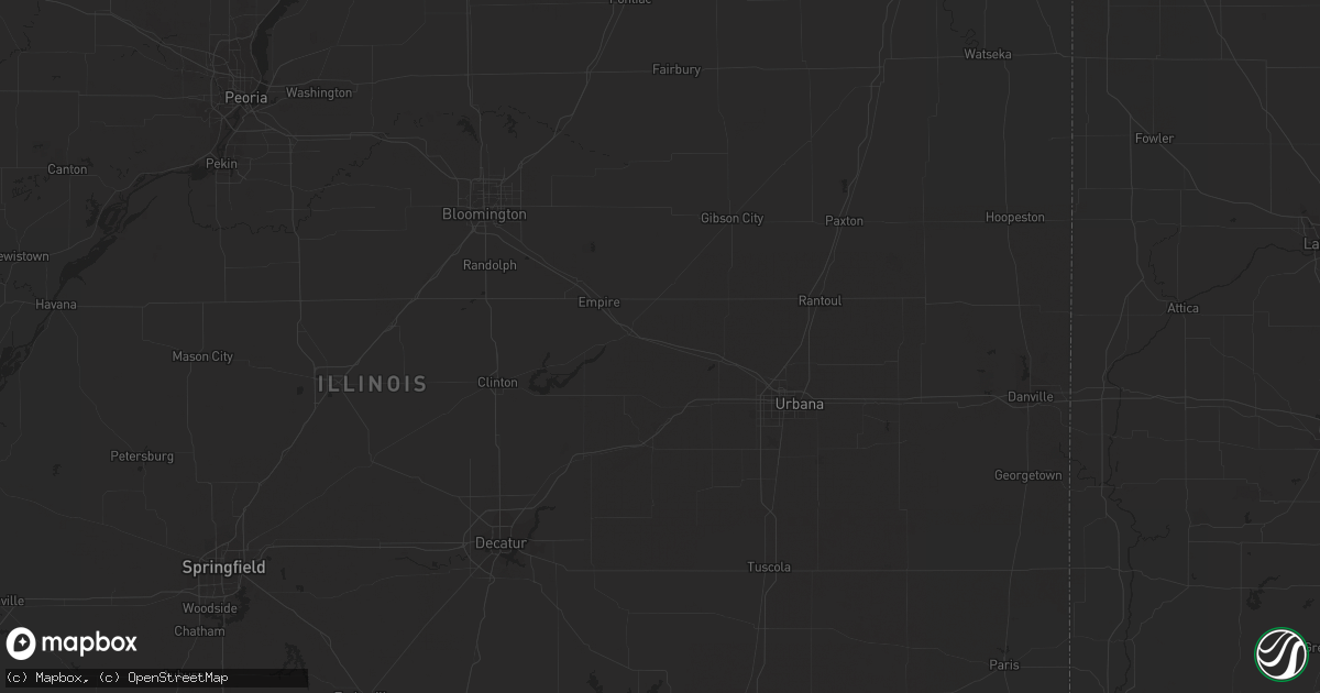 Hail map in Middle Point, OH on March 22, 2023