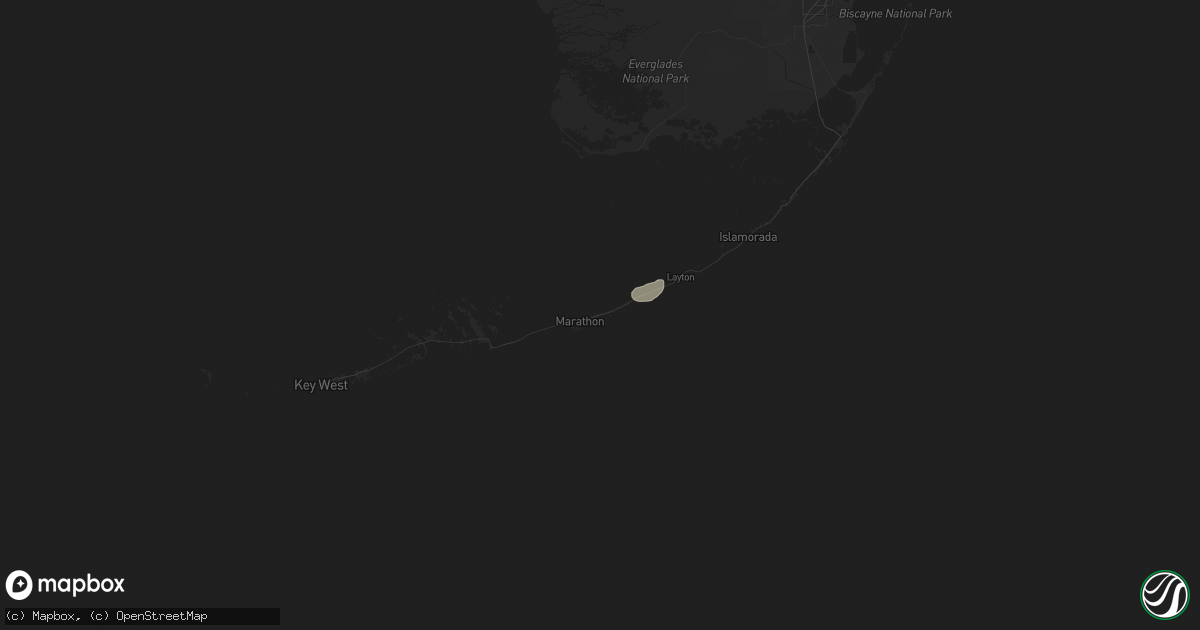 Hail map in Marathon, FL on March 22, 2024