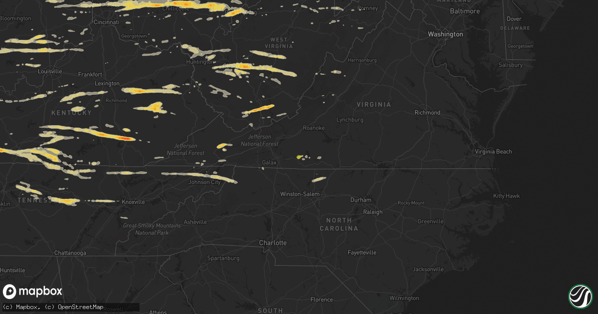 Hail map on March 23, 2011