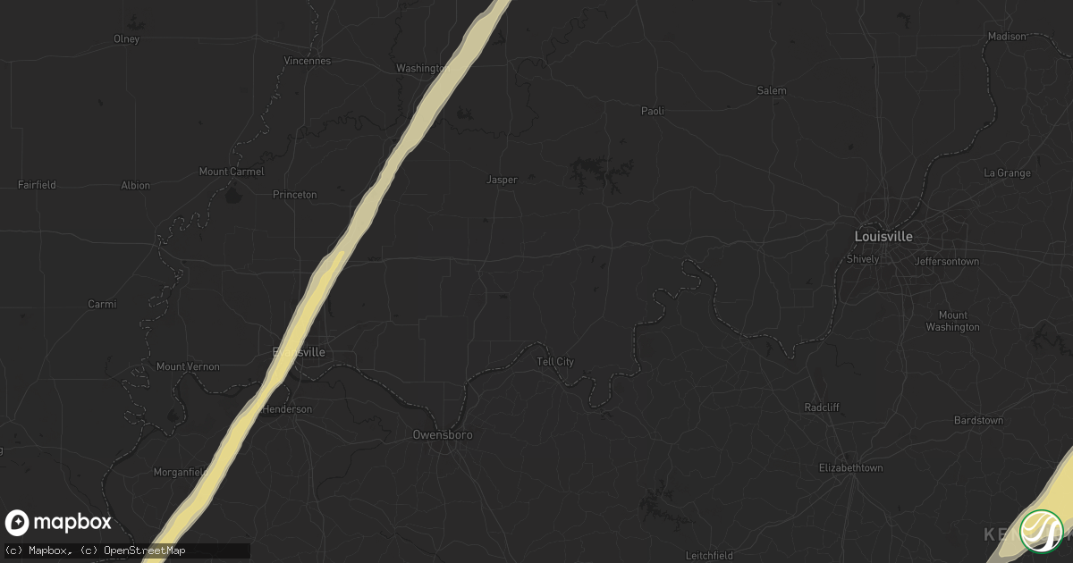 Hail map in Du Quoin, IL on March 23, 2012