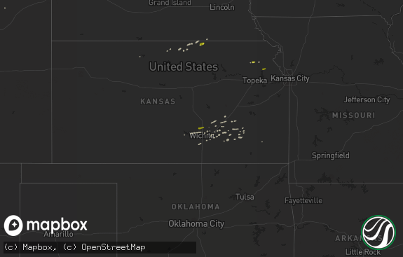 Hail map preview on 03-23-2015