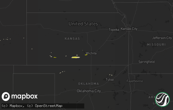 Hail map preview on 03-23-2020