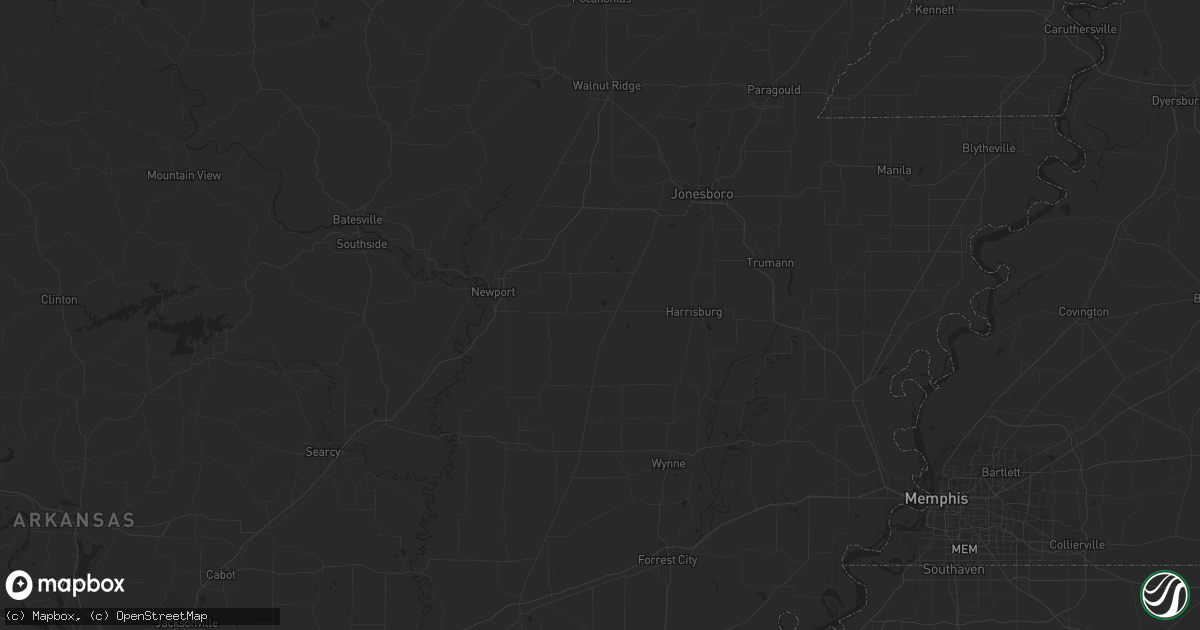 Hail map in Fort Madison, IA on March 23, 2021