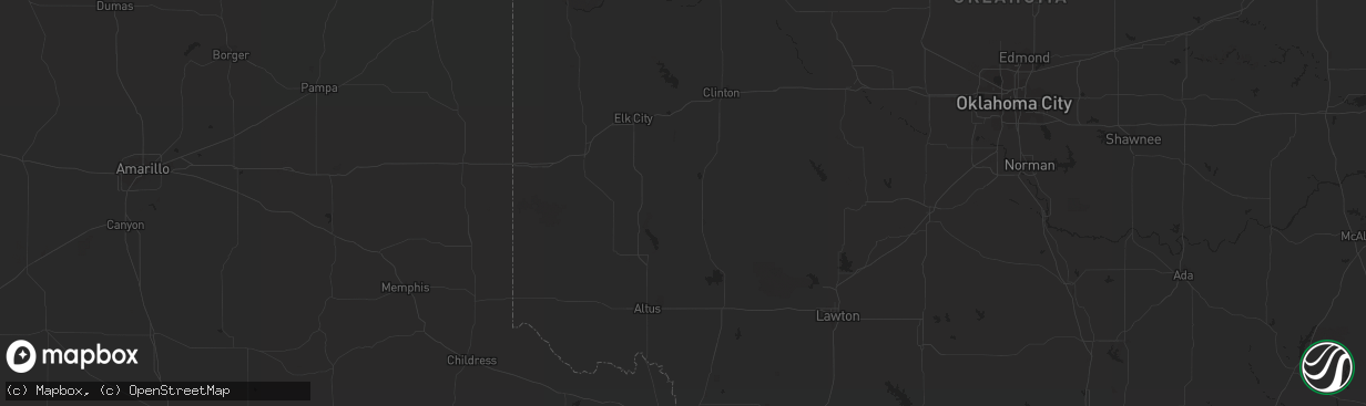 Hail map in Spivey, KS on March 24, 2011