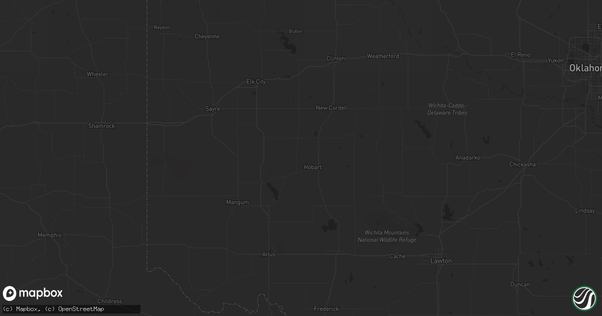 Hail map in Winfield, KS on March 24, 2011