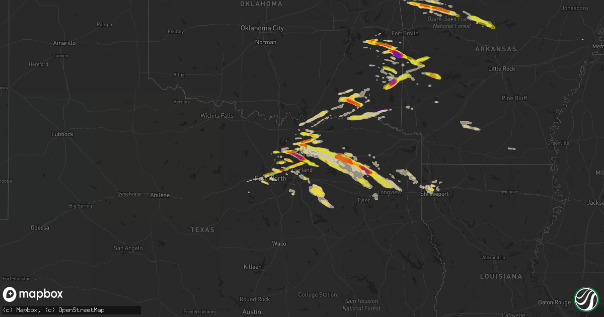 Hail Map on March 24, 2019 - HailTrace