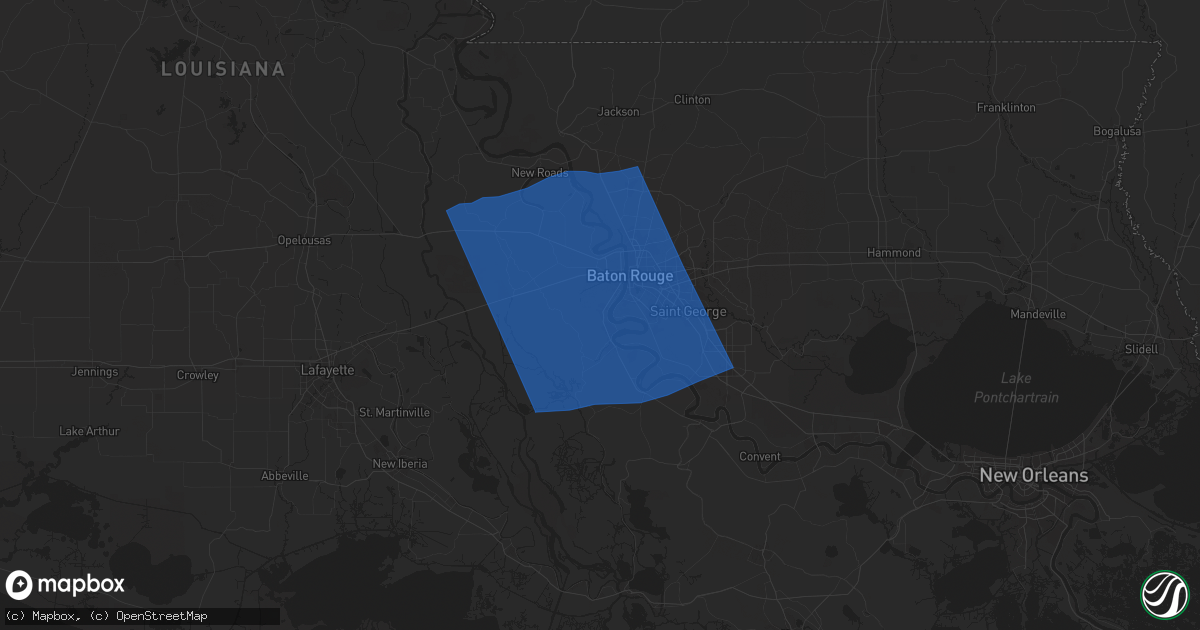 Hail map in Addis, LA on March 24, 2025