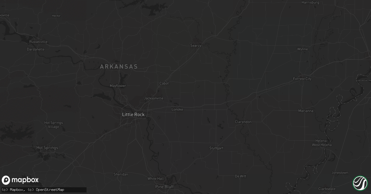 Hail map in Oxford, MS on March 25, 2011