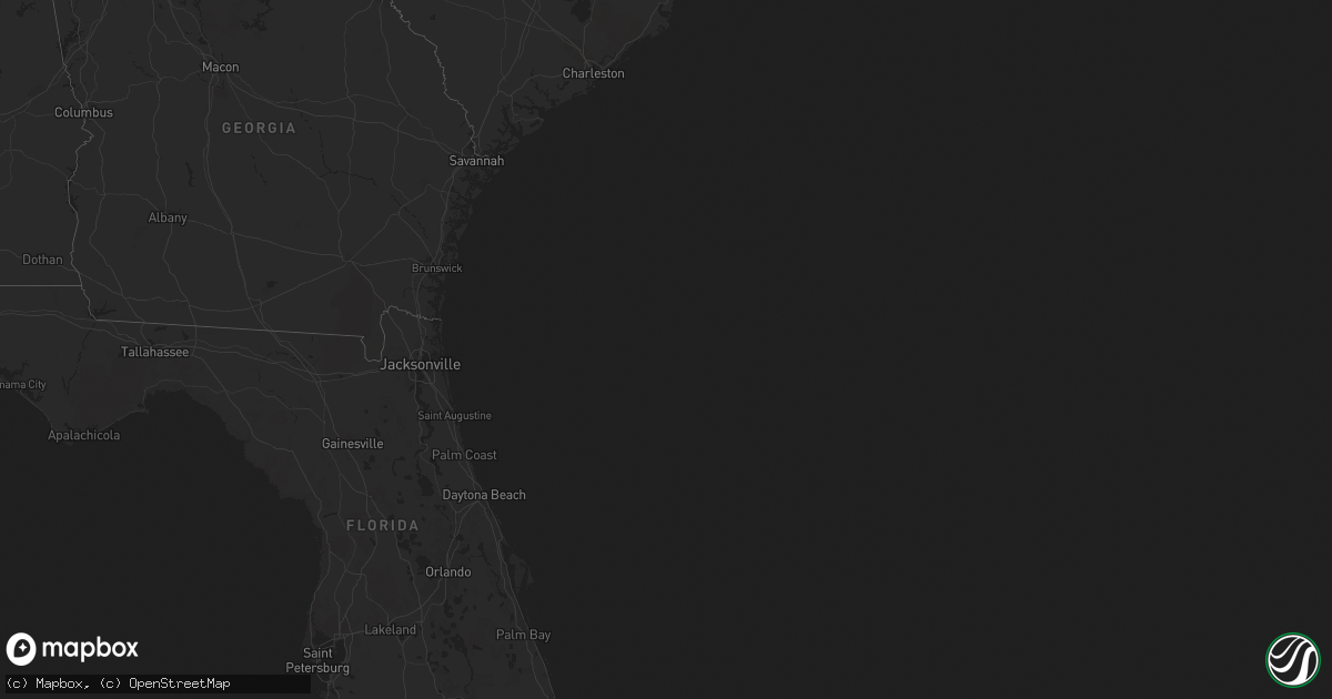 Hail map on March 25, 2012