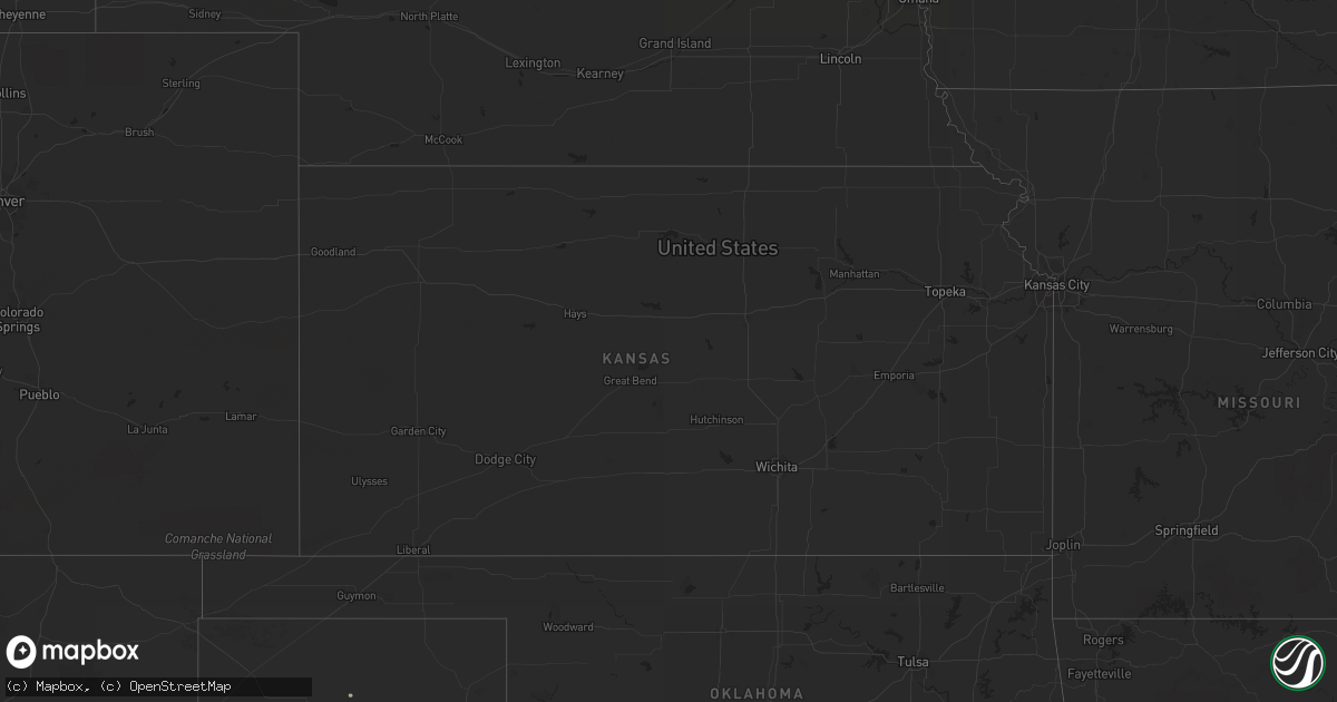 Hail map in South Dakota on March 26, 2012
