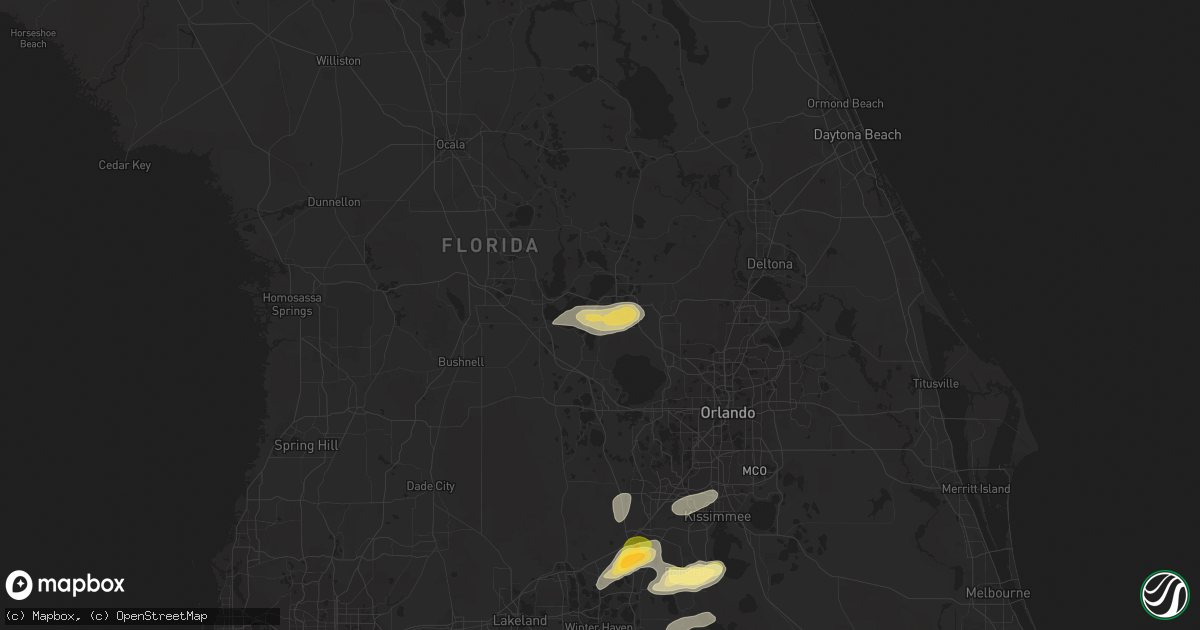 Hail map in Tavares, FL on March 26, 2016