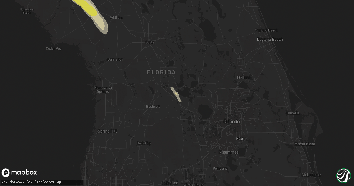 Hail map in Leesburg, FL on March 26, 2019
