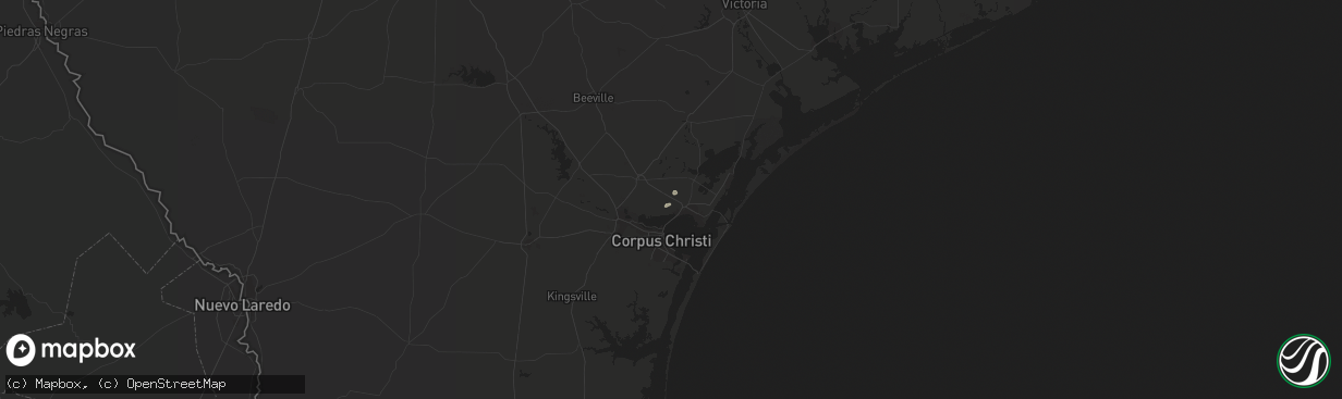 Hail map in Taft, TX on March 26, 2022