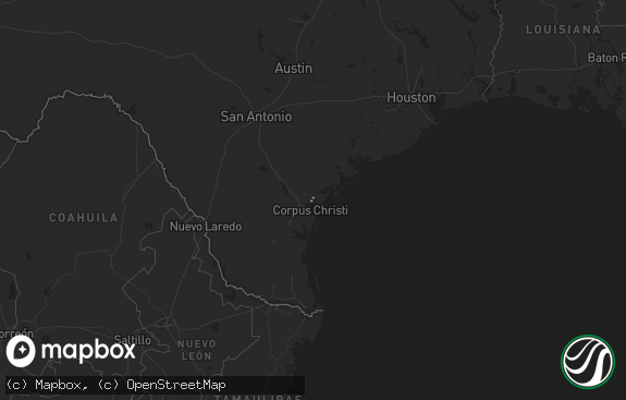 Hail map preview on 03-26-2022
