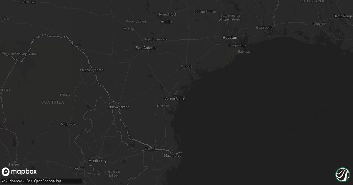 Hail map on March 26, 2022