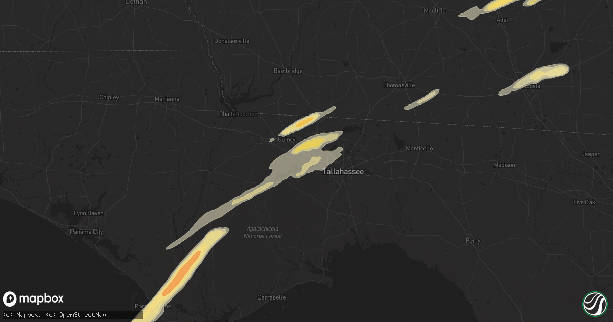 Hail map in Midway, FL on March 26, 2024