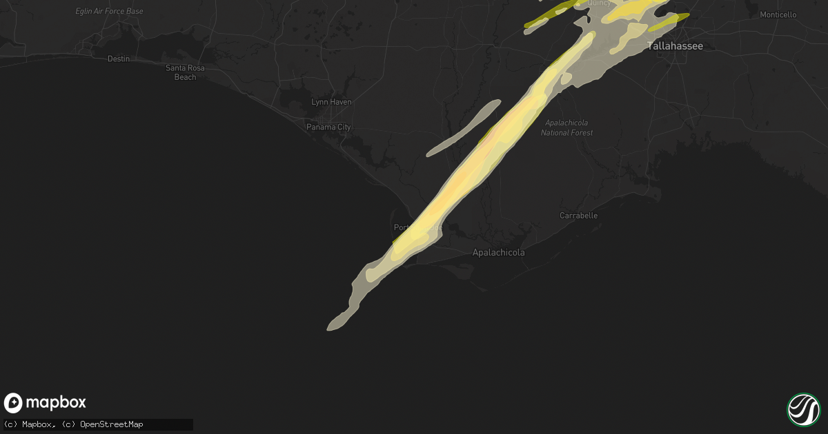 Hail map in Port Saint Joe, FL on March 26, 2024