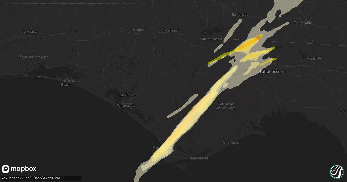 Hail map in Wewahitchka, FL on March 26, 2024
