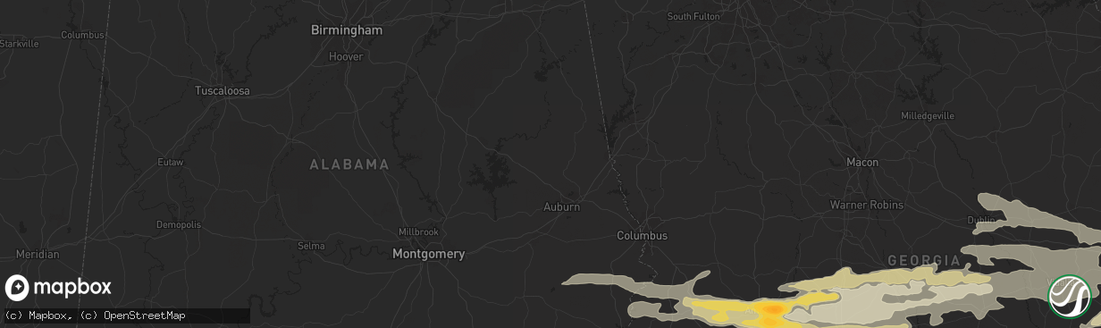 Hail map in Bluffton, SC on March 27, 2011