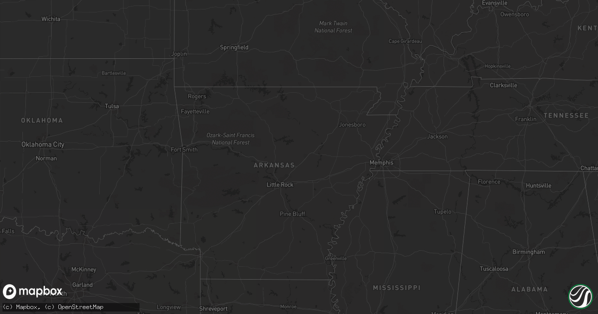 Hail map in Kansas on March 27, 2012