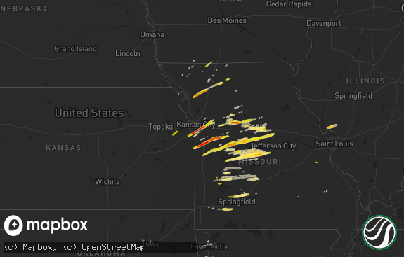 Hail map preview on 03-27-2014