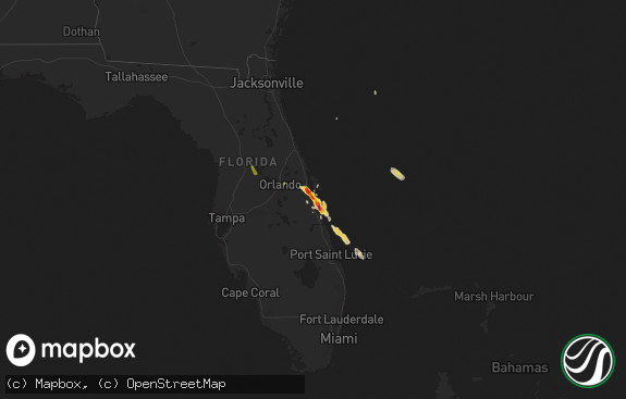 Hail map preview on 03-27-2019